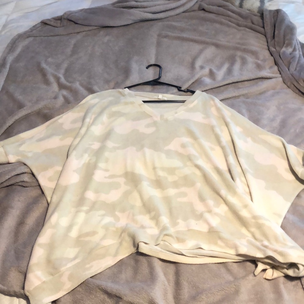 Poncho styled top